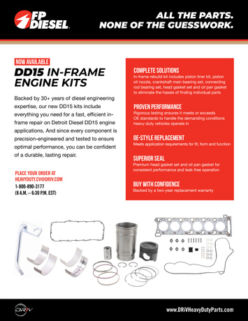 FP Diesel Engine Kits